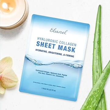 Ebanel Hydrating Face Masks 15 Pack for Youthful Skin