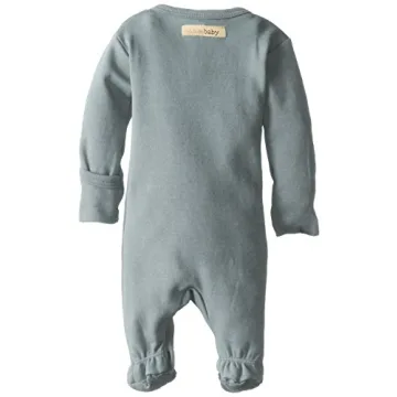 Premium L'ovedbaby Organic Cotton Footie for Babies - 0-3 Months