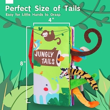 beiens Baby Books: Touch and Feel Crinkle Cloth Book