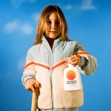 Standard Procedure. SPF 50+ Sunscreen, Broad Spectrum Face & Body Sunblock for Sun-Sensitive Skin, 4HR Water Resistant, Organic Formula, 16.9 oz