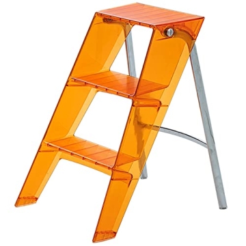 Versatile Acrylic 3 Step Ladder - Stylish and Functional Stool for Home Use