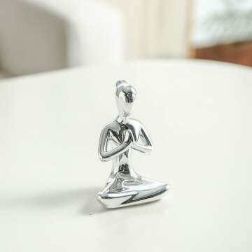Zen Yoga Statues Set for Peaceful Decor