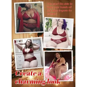 Ella Lust Women Wine Two-Piece Lingerie Set