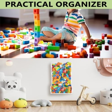 Montex Acrylic Wall Toy Dispenser for Kids Playroom Organization