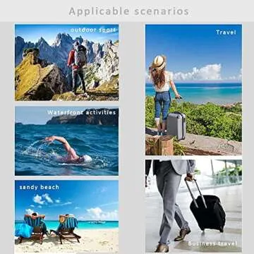 Pimoys 5 Pack Waterproof Dry Sacks, Lightweight Outdoor Dry Bags Ultimate Dry Bags for Rafting Boating Camping (1.5L, 2.5L, 3.5L, 4.5L, 6L)