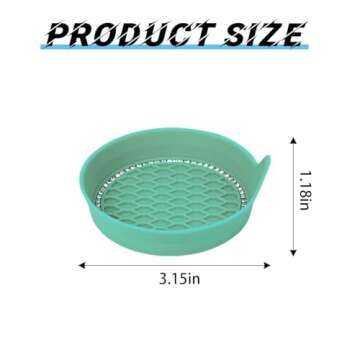 Zipelo Bling Car Cup Coaster - Stylish and Functional Cup Holder Inserts in Mint Green