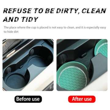 Zipelo Bling Car Cup Coaster - Universal Silicone Inserts