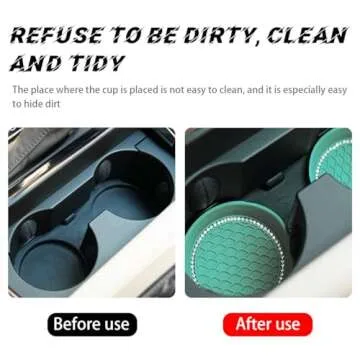 Zipelo Bling Car Cup Coaster - Universal Silicone Inserts