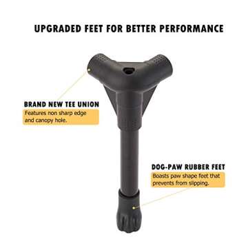 Veehoo Cooling Elevated Dog Bed, Portable Raised Pet Cot with Washable & Breathable Mesh, No-Slip Rubber Feet for Indoor & Outdoor Use, X Large, Beige Coffee