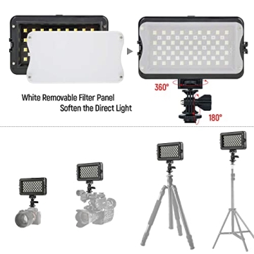 RGB Portable LED Video Light Panel for Photography
