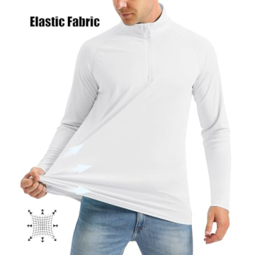 MAGCOMSEN Men's Fishing Shirts Long Sleeve SPF 50+ Fashion