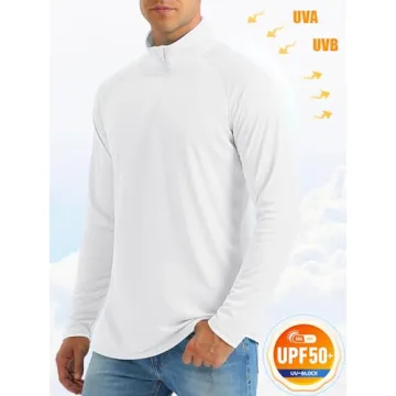 MAGCOMSEN Men's Fishing Shirts Long Sleeve SPF 50+ Fashion