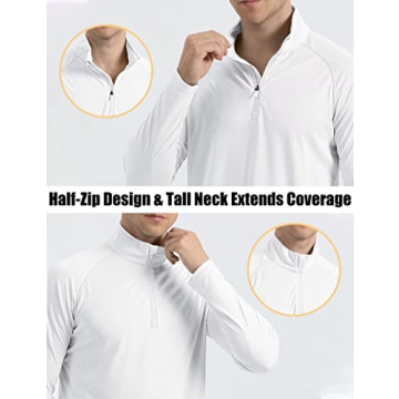 MAGCOMSEN Men's Fishing Shirts Long Sleeve SPF 50+ Fashion