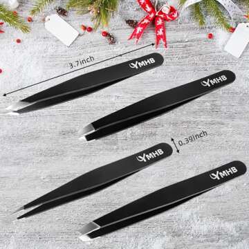 Precision Stainless Steel Tweezers Set for All