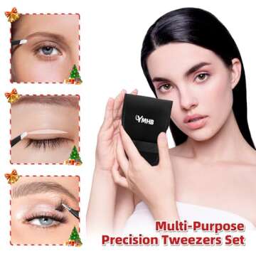 Precision Stainless Steel Tweezers Set for All