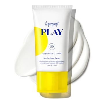 Supergoop! PLAY Everyday Lotion SPF 50 (2.4 fl oz) - Broad Spectrum Body & Face Sunscreen for Sensit...