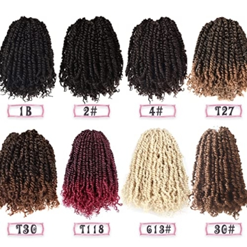 Pre-twisted Passion Twist Crochet Hair Extensions for Stylish Looks