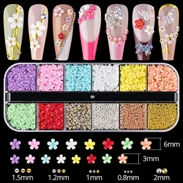 Stunning 3D Nail Art Gem Kit for Creative Styles