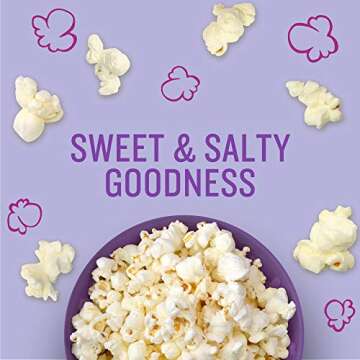 Angie's BOOMCHICKAPOP Sweet & Salty Kettle Corn Popcorn, 2.25 Ounce (Pack of 12)