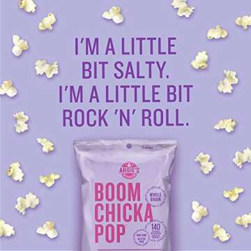 Angie's BOOMCHICKAPOP Sweet & Salty Kettle Corn Popcorn, 2.25 Ounce (Pack of 12)