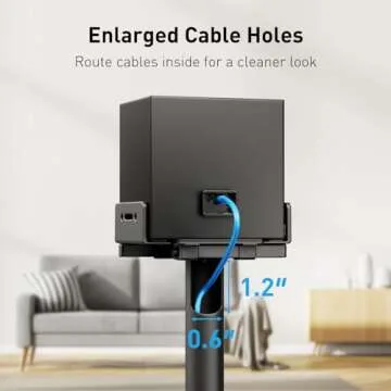 Height Adjustable Speaker Stands for Surround Sound