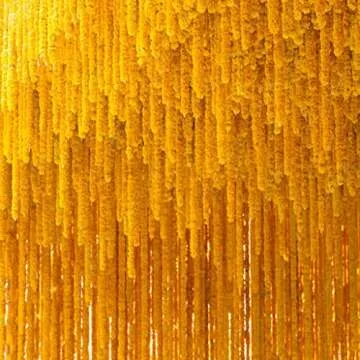 Krati Exports 5 PC - 5 feet Marigold Garland |Indian/American Wedding Party Mantle Decoration, Faux ...