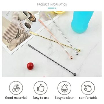 Stylish Stainless Steel Beverage Stirrers for All Drinks