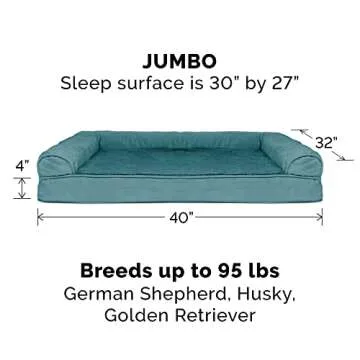 Furhaven Orthopedic Dog Bed for Large Dogs - Plush & Washable