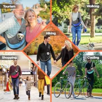 YUDODO Breathable Pet Dog Sling Carrier for Travel