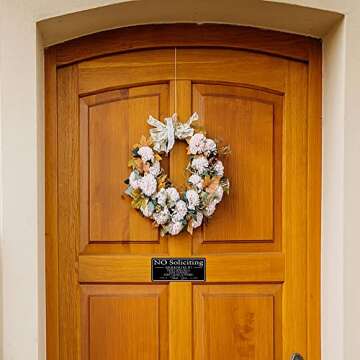 Durable Maoerzai No Soliciting Sign for Home or Office
