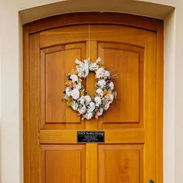 Durable Maoerzai No Soliciting Sign for Home or Office