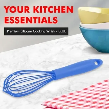 Chef Craft Premium Silicone Cooking Whisk - Sturdy & Versatile