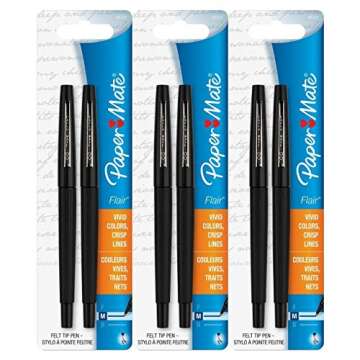 Paper Mate Flair Felt Tip Pens - Vibrant Writing Tool