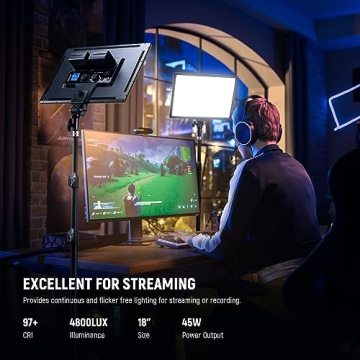 Neewer 18" LED Video Light Kit - Complete Pro Lighting Solution