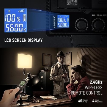 Neewer 18" LED Video Light Kit - Complete Pro Lighting Solution