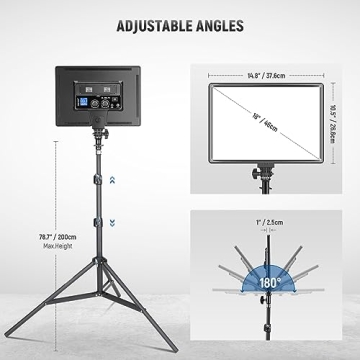Neewer 18" LED Video Light Kit - Complete Pro Lighting Solution
