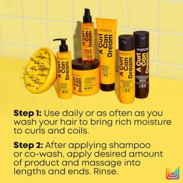 Matrix A Curl Can Dream Rich Mask for Hydrated Curls