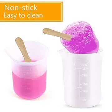 Coopay Silicone Measuring Cups for Resin Crafting
