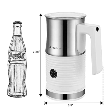 Huogary Electric Milk Frother for Perfect Coffee at Home