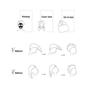 ADOGO Microfiber Hair Towel - 2 Pack Hair Turbans for Wet Hair, Drying Hair Wrap Towels for Women and Kids - Suitable for All Hair Types（Pink，Purple）