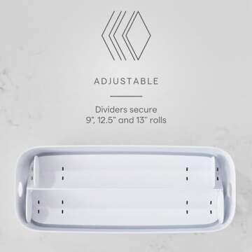 YouCopia StoraRoll Wrap Dispenser for Kitchen Organization