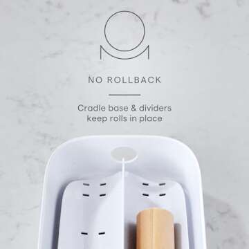 YouCopia StoraRoll Wrap Dispenser for Kitchen Organization