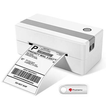 Phomemo Thermal Label Printer- Upgraded PM-246 Shipping Printer- High Speed Commercial Printer for S...
