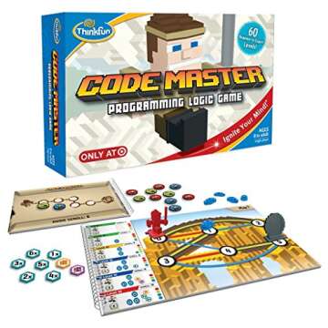 ThinkFun Code Master Programming Logic Game and STEM Toy – Teaches Programming Skills Through Fun ...