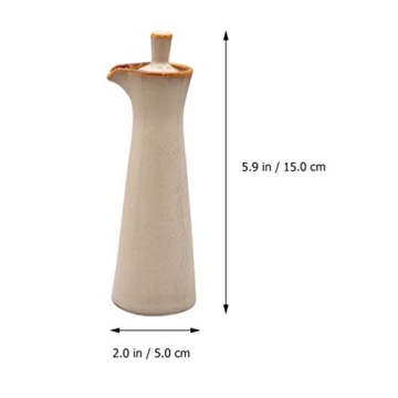 Cabilock Ceramic Soy Sauce Bottle - Elegant Sauces Dispenser