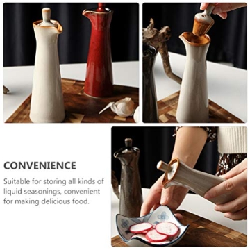 Cabilock Ceramic Soy Sauce Bottle - Elegant Sauces Dispenser