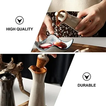 Cabilock Ceramic Soy Sauce Bottle - Elegant Sauces Dispenser