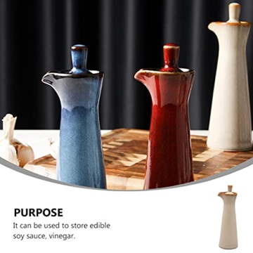 Cabilock Ceramic Soy Sauce Bottle - Elegant Sauces Dispenser