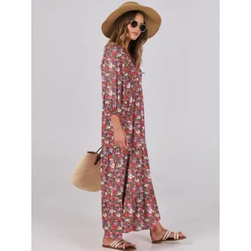 Stunning ANRABESS Women's Boho Maxi Dress for Summer
