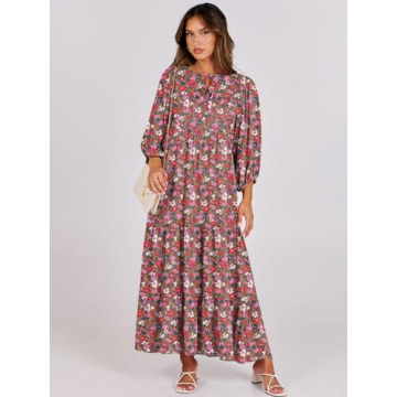Stunning ANRABESS Women's Boho Maxi Dress for Summer